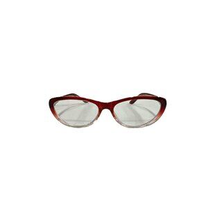 Miu Miu Red Cat-Eye Glasses